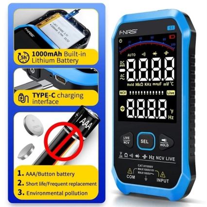 Multimeeter 1000 mAh 5V
