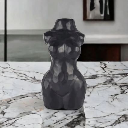 Must keraamiline vaas, 30 cm