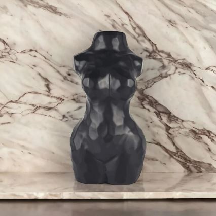 Must keraamiline vaas, 30 cm