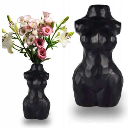 Must keraamiline vaas, 30 cm