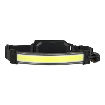 Must laetav LED-pealamp 2xLED/5V 180 lm 900 mAh