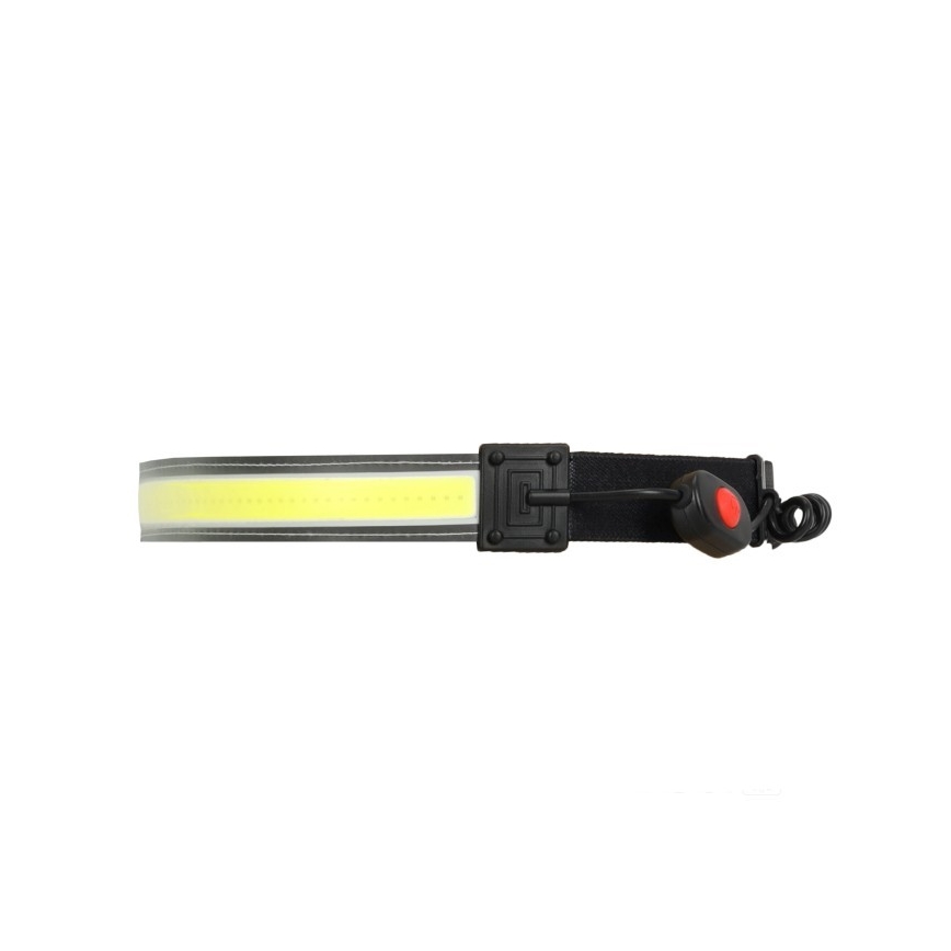 Must laetav LED-pealamp 2xLED/5V 180 lm 900 mAh