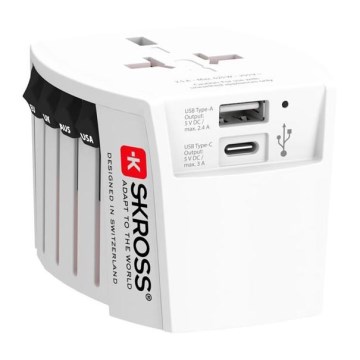 MUV reisilaadija USB A+C 15W