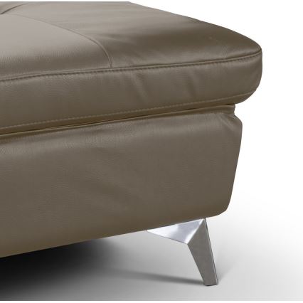 Nahast tumba SALERNO II 66x100 cm pruun