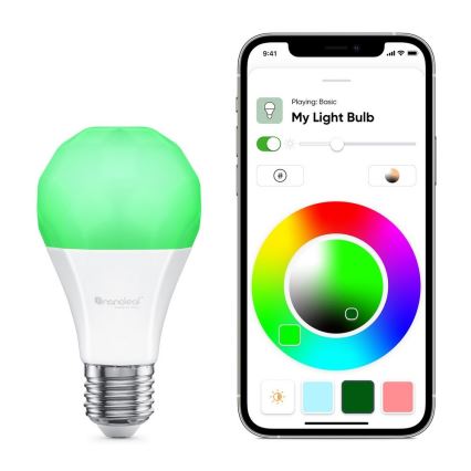 Nanoleaf - LED RGB Hämardatav pirn ESSENTIALS A19 E27/8W/230V 2700-6500K