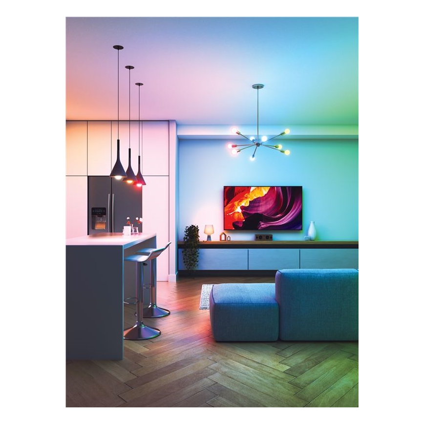 KOMPLEKT 3x LED RGBW Hämardatav pirn ESSENTIALS A60 E27/8,5W/230V CRI 90 2700-6500K Wi-Fi - Nanoleaf