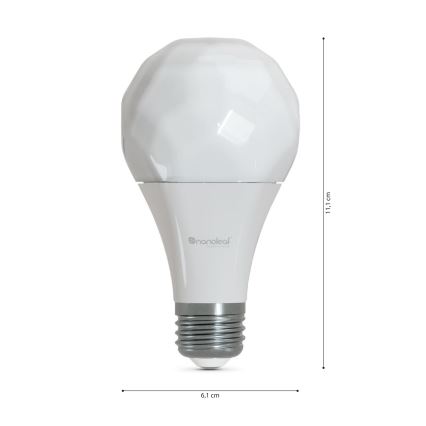 KOMPLEKT 3x LED RGBW Hämardatav pirn ESSENTIALS A60 E27/8,5W/230V CRI 90 2700-6500K Wi-Fi - Nanoleaf