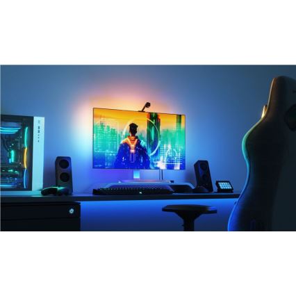Nanoleaf - Komplekt 4D ekraani peegeldamiseks + valgusribade baaskomplekt 4m 65''