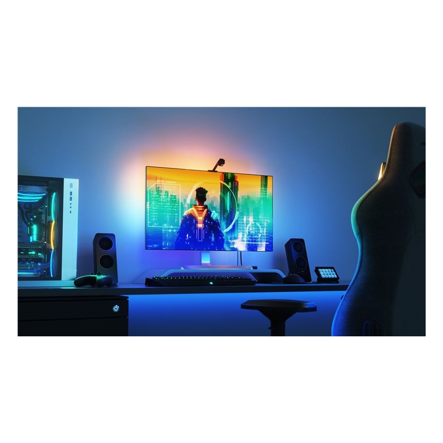 Nanoleaf - Komplekt 4D ekraani peegeldamiseks + valgusribade baaskomplekt 4m 65''
