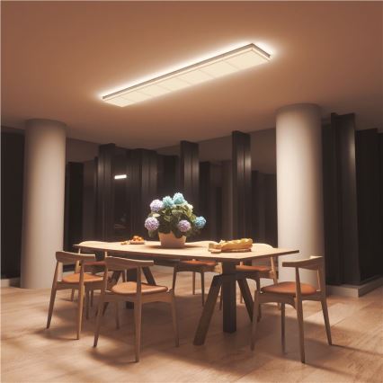 Nanoleaf - komplekt 3x hämardatavat RGBW LED-laelampi SKYLIGHT: 1x LED/18W/230V + 2x LED/16W/230V, 2700-6500K, Wi-Fi