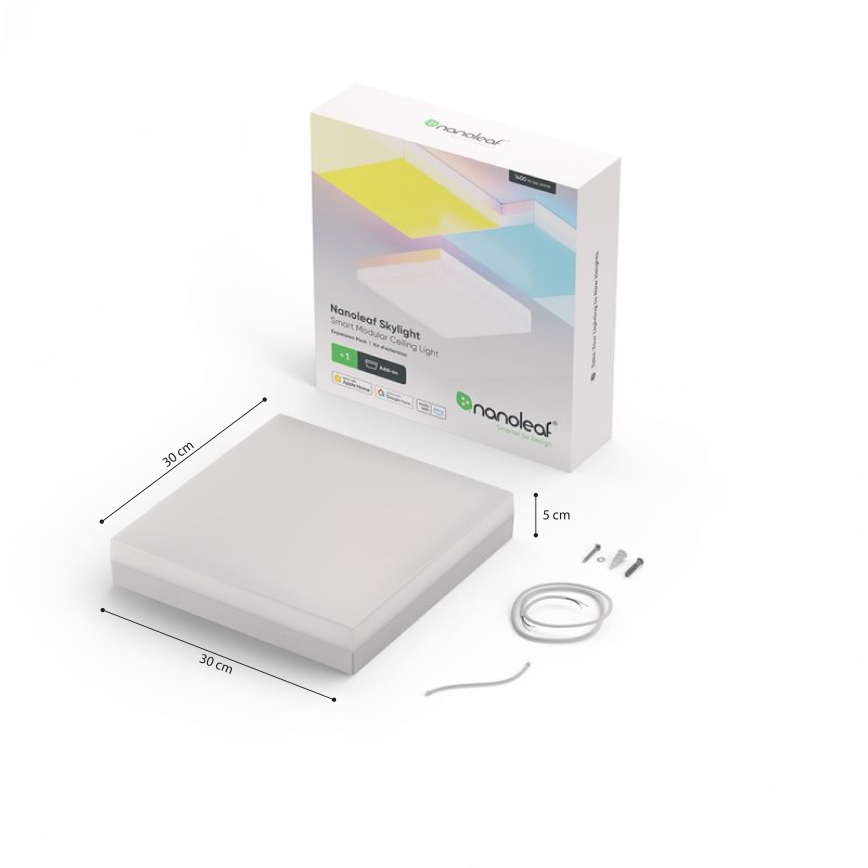 Nanoleaf - Pikenduskomplekt LED RGBW Hämardatav valgusti SKYLIGHT LED/16W/230V 2700-6500K Wi-Fi
