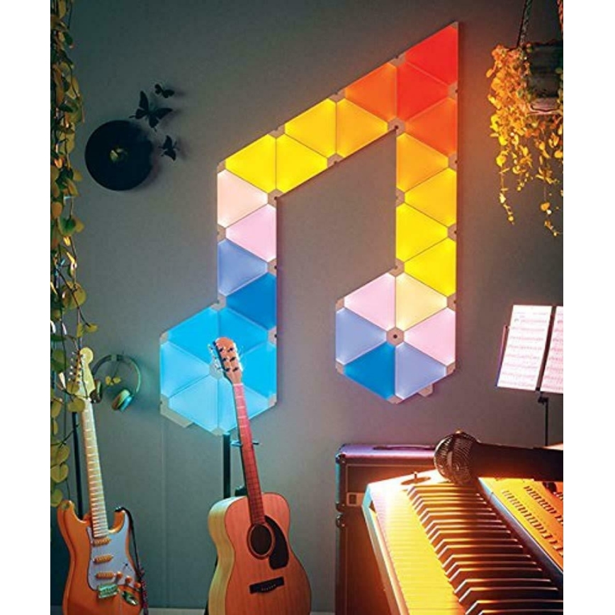Nanoleaf NL28-2002TW-9PK - Komplekt 9 x LED RGB Hämardatav paneel RHYTHM LED/2W/230V Wi-Fi