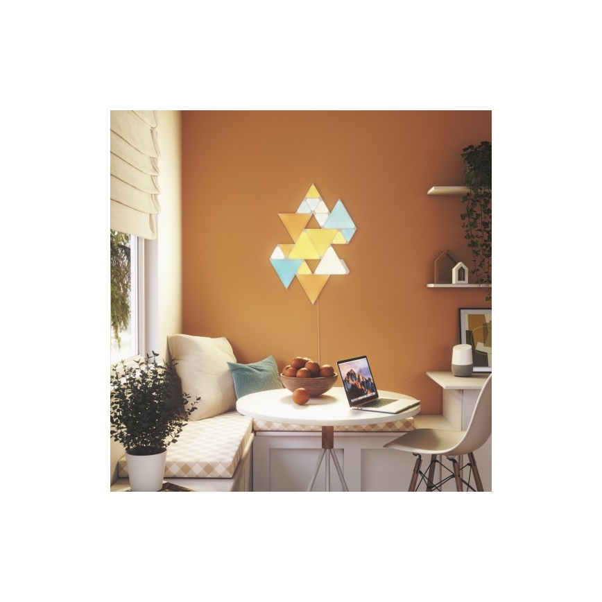 Nanoleaf NL28-2002TW-9PK - Komplekt 9 x LED RGB Hämardatav paneel RHYTHM LED/2W/230V Wi-Fi
