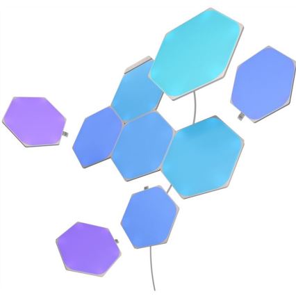 Nanoleaf - KOMPLEKT 9x LED RGB Hämardatav valguspaneel SHAPES HEXAGON LED/2W/230V 1200-6500K Wi-Fi
