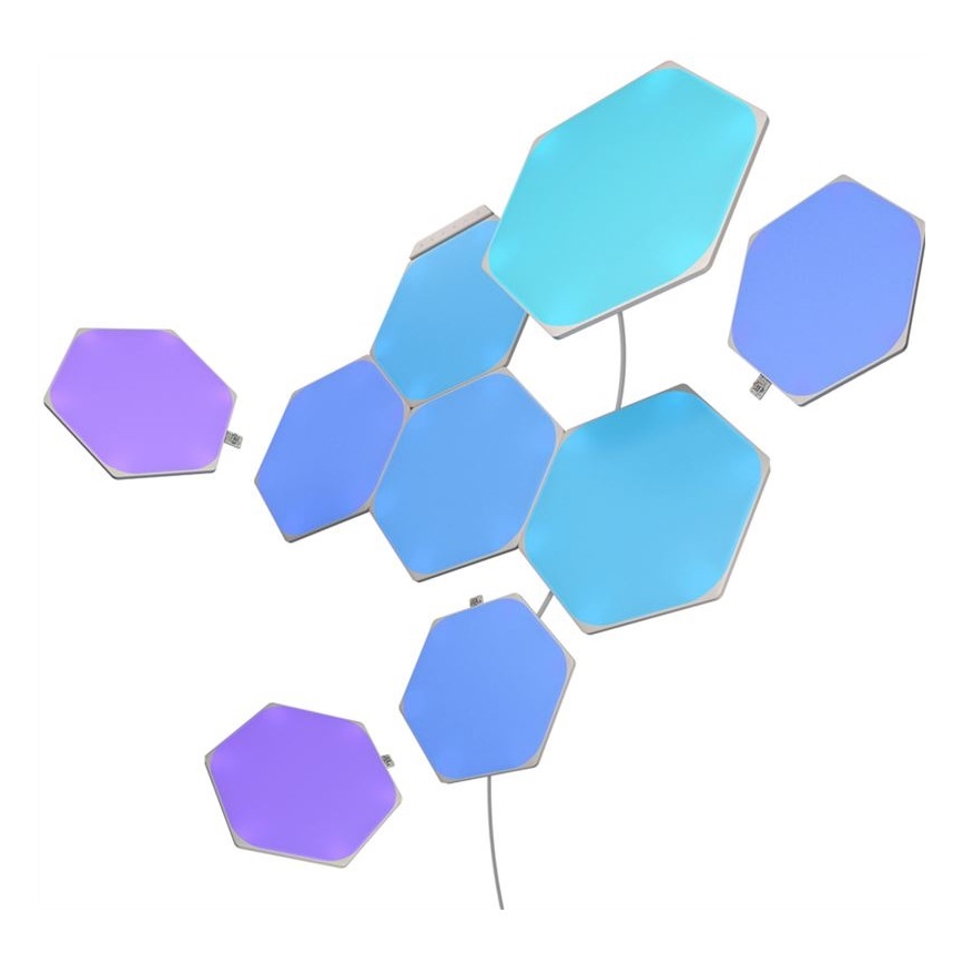 Nanoleaf - KOMPLEKT 9x LED RGB Hämardatav valguspaneel SHAPES HEXAGON LED/2W/230V 1200-6500K Wi-Fi