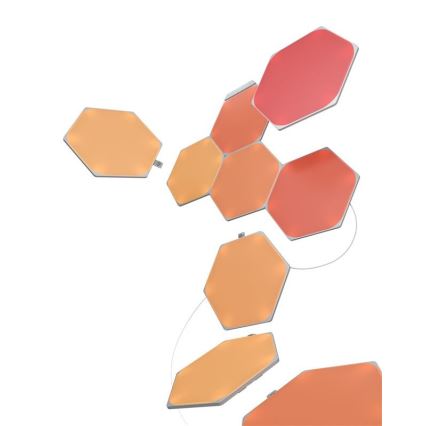 Nanoleaf - KOMPLEKT 9x LED RGB Hämardatav valguspaneel SHAPES HEXAGON LED/2W/230V 1200-6500K Wi-Fi
