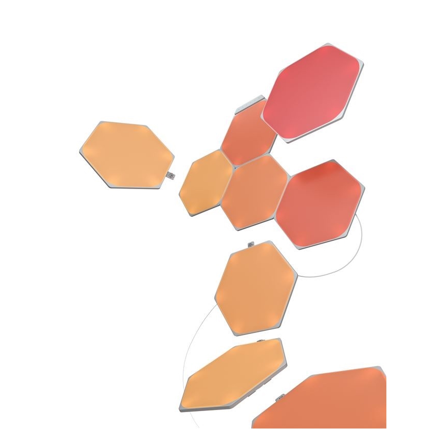 Nanoleaf - KOMPLEKT 9x LED RGB Hämardatav valguspaneel SHAPES HEXAGON LED/2W/230V 1200-6500K Wi-Fi