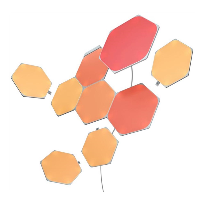 Nanoleaf - KOMPLEKT 9x LED RGB Hämardatav valguspaneel SHAPES HEXAGON LED/2W/230V 1200-6500K Wi-Fi