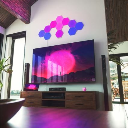 Nanoleaf - KOMPLEKT 9x LED RGB Hämardatav valguspaneel SHAPES HEXAGON LED/2W/230V 1200-6500K Wi-Fi