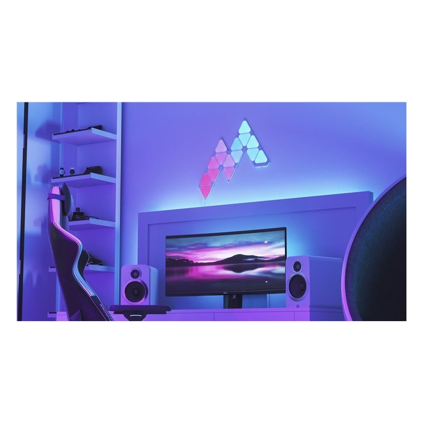 Nanoleaf - KOMPLEKT 10x LED RGB Hämardatav paneel TRIANGLES LED/0,5/230V Wi-Fi