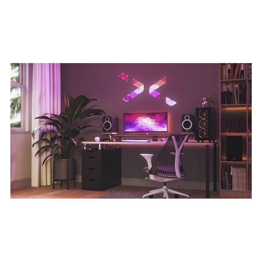 Nanoleaf - KOMPLEKT 10x LED RGB Hämardatav paneel TRIANGLES LED/0,5/230V Wi-Fi