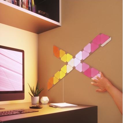 Nanoleaf - KOMPLEKT 10x LED RGB Hämardatav paneel TRIANGLES LED/0,5/230V Wi-Fi