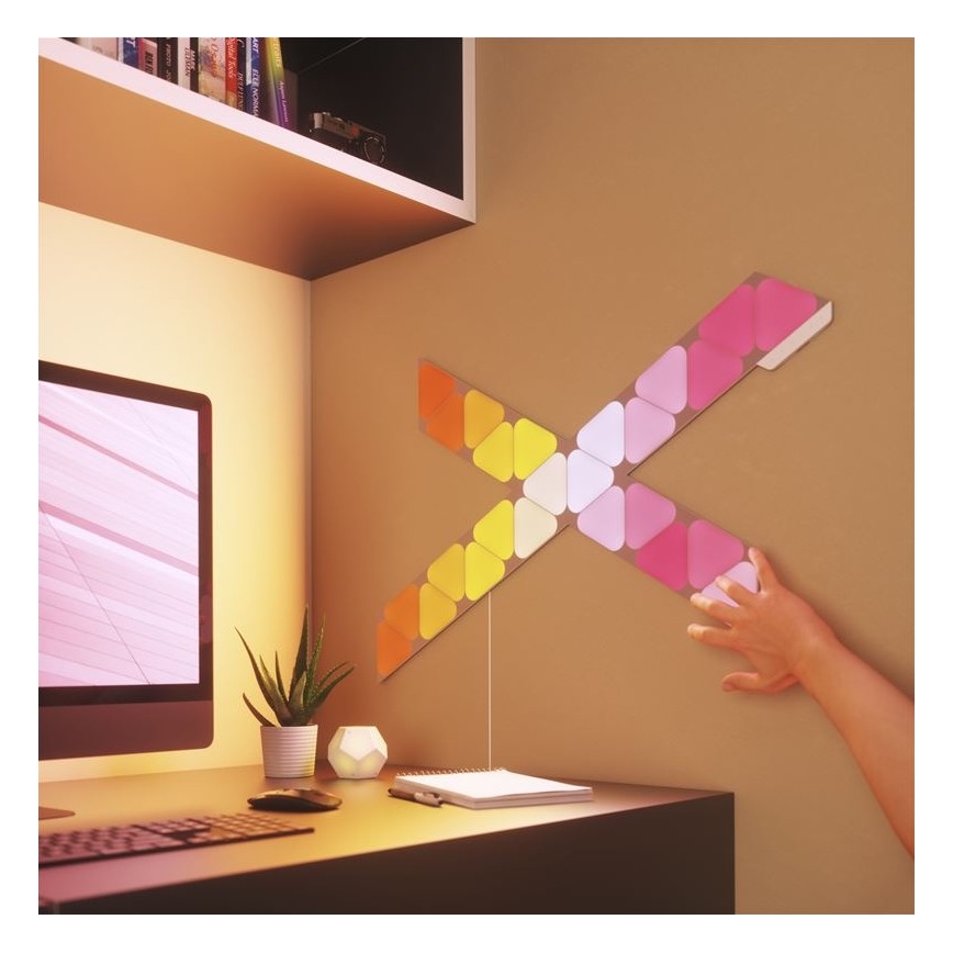 Nanoleaf - KOMPLEKT 10x LED RGB Hämardatav paneel TRIANGLES LED/0,5/230V Wi-Fi