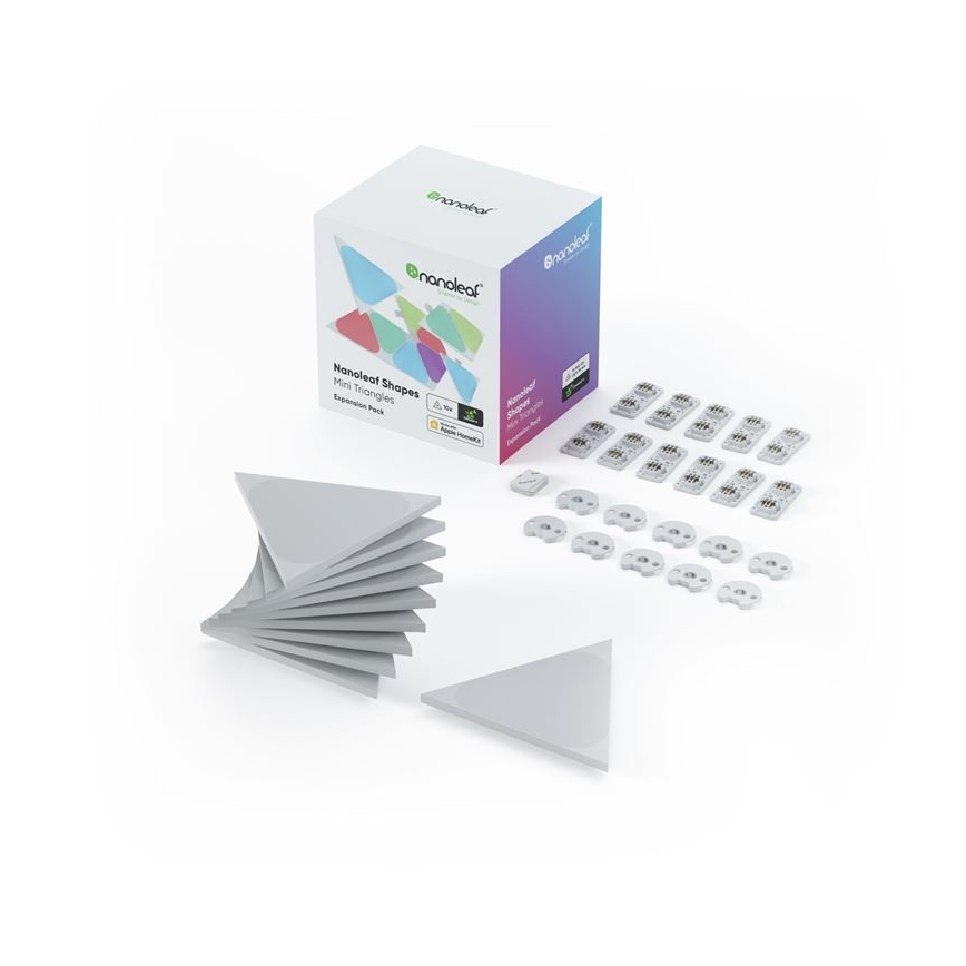 Nanoleaf - KOMPLEKT 10x LED RGB Hämardatav paneel TRIANGLES LED/0,5/230V Wi-Fi