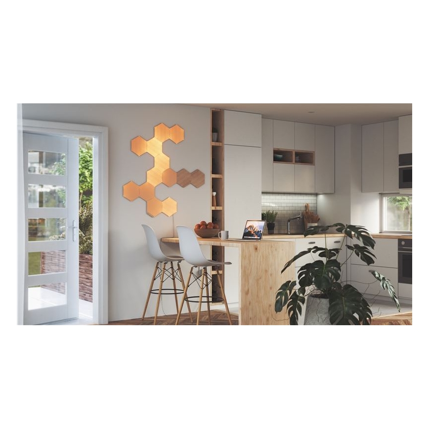 Nanoleaf - KOMPLEKT 13x LED Hämardatav valguspaneel HEXAGONS LED/2W/230V Wi-Fi