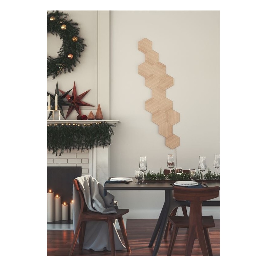 Nanoleaf - KOMPLEKT 13x LED Hämardatav valguspaneel HEXAGONS LED/2W/230V Wi-Fi