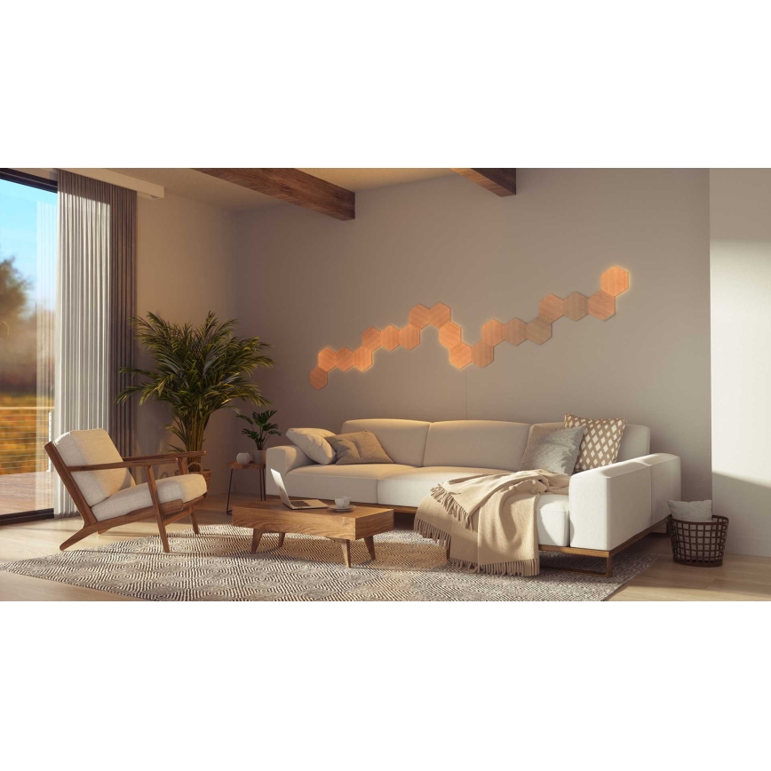 Nanoleaf - KOMPLEKT 13x LED Hämardatav valguspaneel HEXAGONS LED/2W/230V Wi-Fi