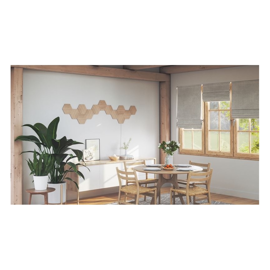 Nanoleaf - KOMPLEKT 13x LED Hämardatav valguspaneel HEXAGONS LED/2W/230V Wi-Fi