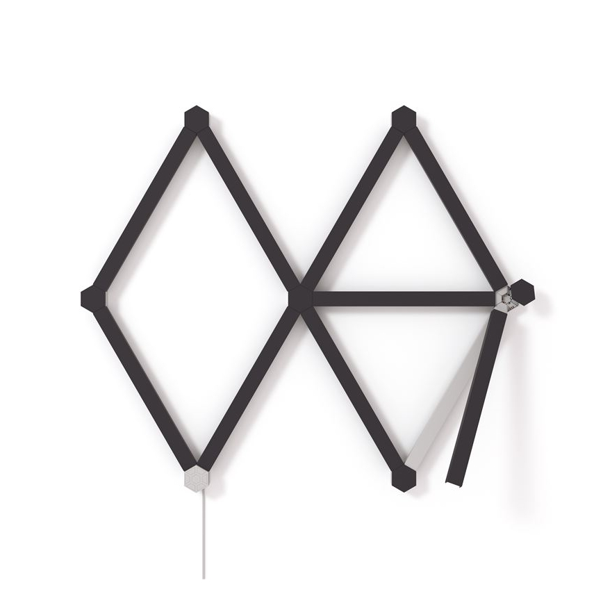 Nanoleaf - Rööpakatete komplekt LINES 9 tk must matt