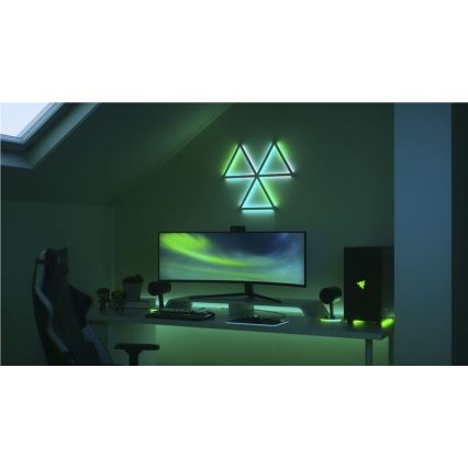 Nanoleaf - KOMPLEKT 9x LED RGBW Hämardatav siin LINES LED/2W/230V 1200-6000K Wi-Fi