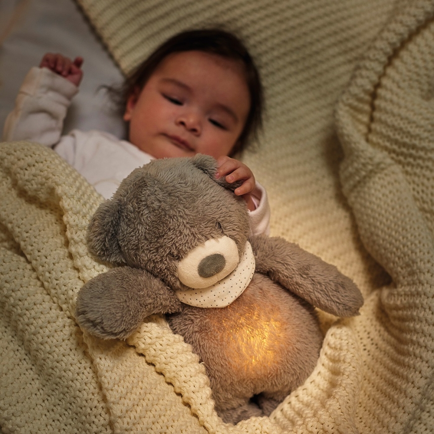 Nattou - Kaisuloom meloodia ja valgusega SLEEPY BEAR 4-ühes beež