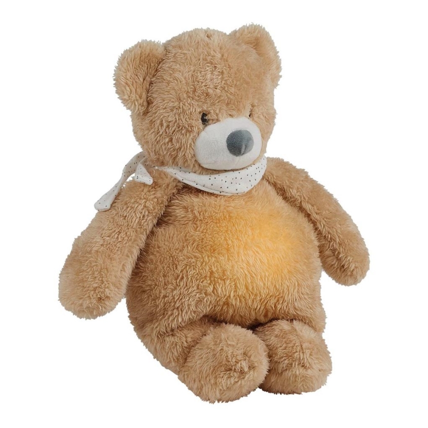 Nattou - Kaisuloom meloodia ja valgusega SLEEPY BEAR 4-ühes pruun