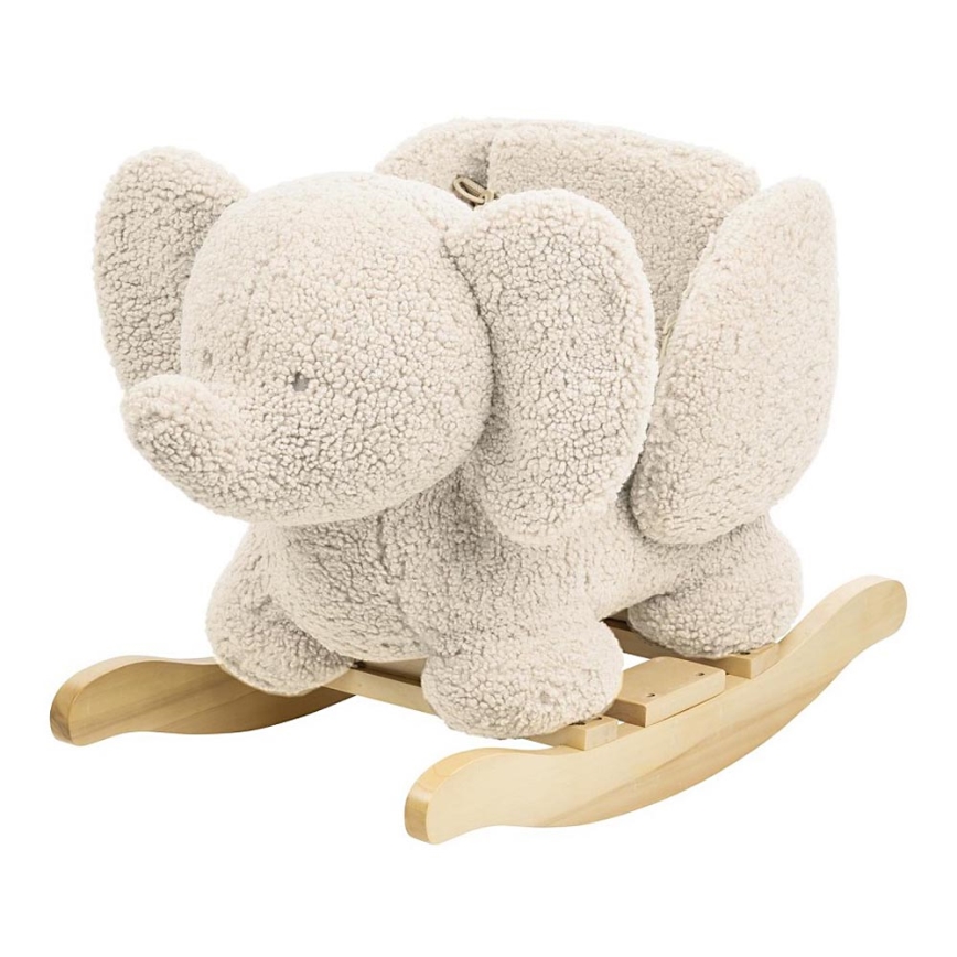Nattou - Kiikhobu TEDDY elevant beež