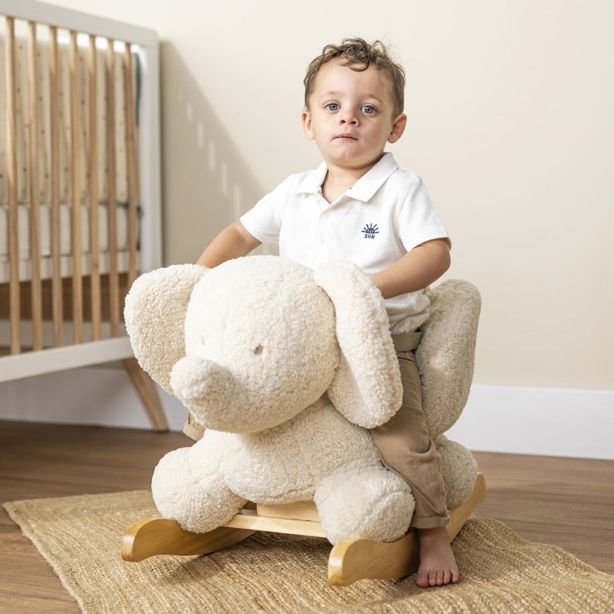 Nattou - Kiikhobu TEDDY elevant beež
