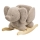 Nattou - Kiikhobu TEDDY elevant pruun