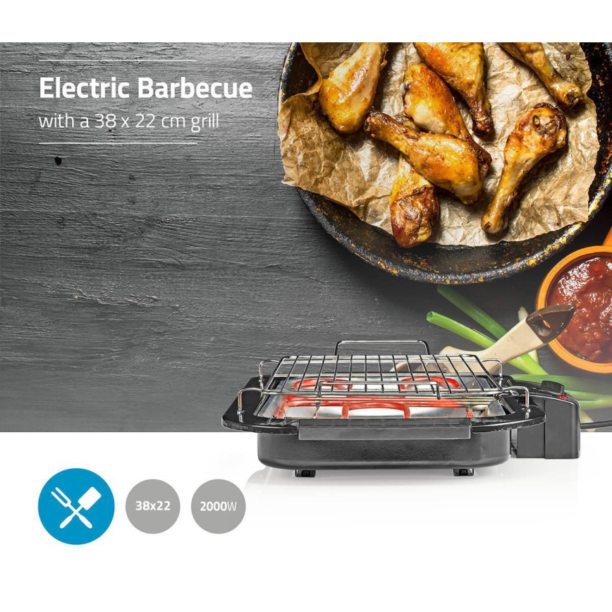 Elektrigrill 2000W/230V