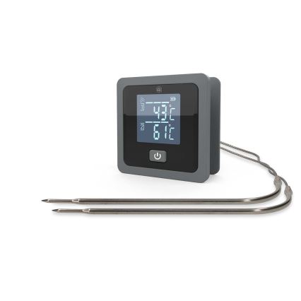 Nutikas digitaalne lihatermomeeter SmartLife, LCD-ekraaniga, 0-300 °C, 2xAAA