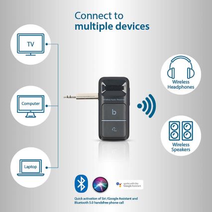 Kaasaskantav Bluetooth AUX vastuvõtja