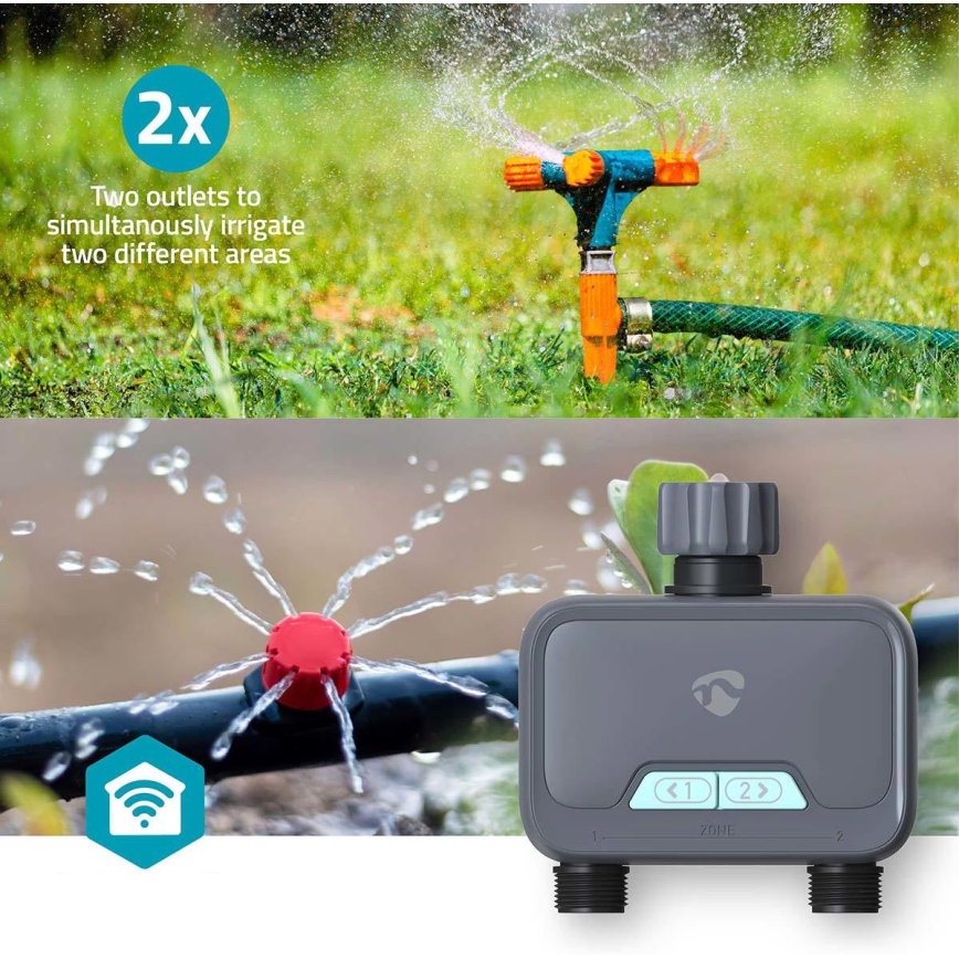Veevooluregulaator 4xAA Wi-Fi Tuya IP54