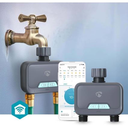 Veevooluregulaator 4xAA Wi-Fi Tuya IP54
