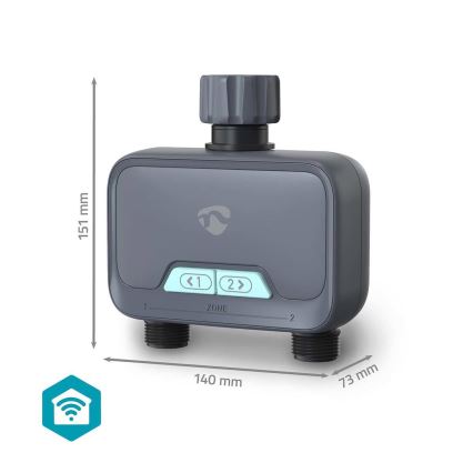 Veevooluregulaator 4xAA Wi-Fi Tuya IP54