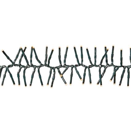 LED väline valguskett 1512xLED/7 funktsiooni 14m IP44 soe valge