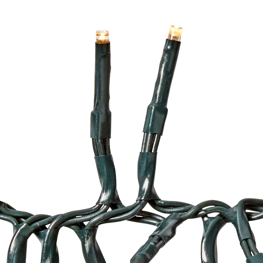 LED väline valguskett 1512xLED/7 funktsiooni 14m IP44 soe valge