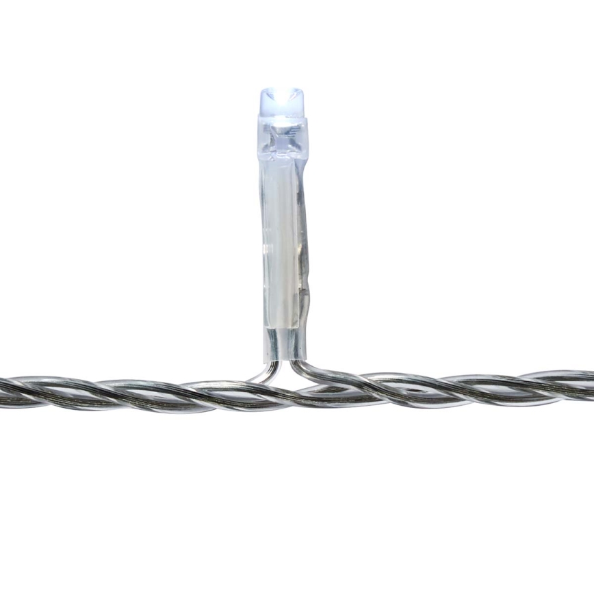 LED välistingimustes valguskardin 180×LED, 7-funktsiooniline, 10,9 m, IP44, külmvalge