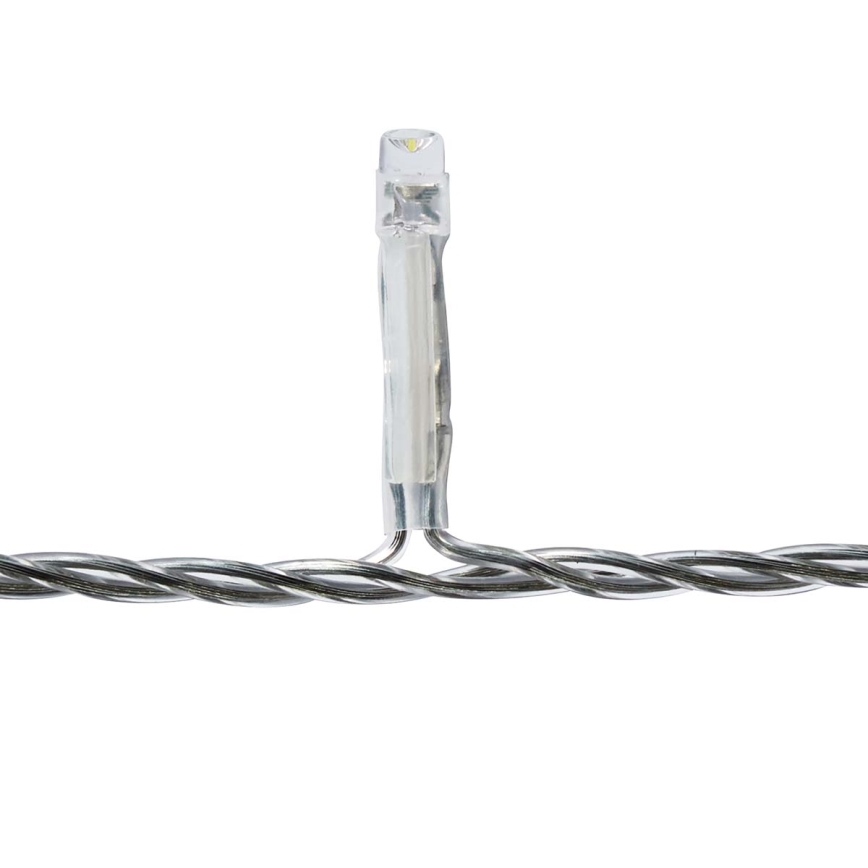 LED välistingimustes valguskardin 180×LED, 7-funktsiooniline, 10,9 m, IP44, külmvalge