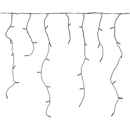 LED-valguskardin väliseks kasutamiseks 360xLED/7 funktsiooni 14m IP44 soe valge
